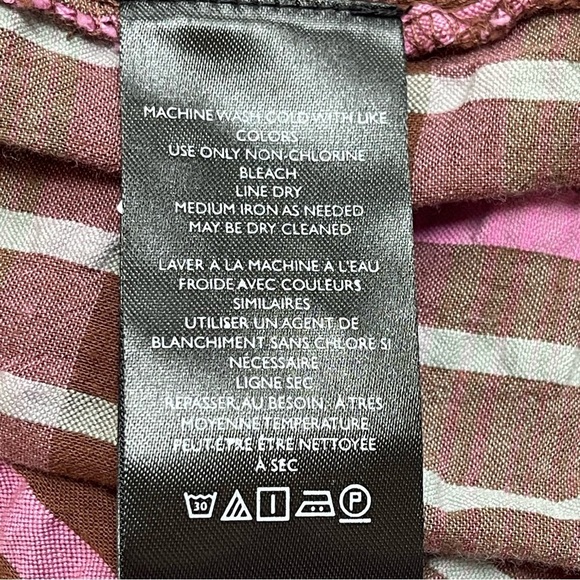 Free People Tulie Plaid Midi Milkmade Dress Brown Pink with pockets Size XS - Picture 14 of 16